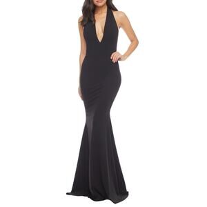 Dress the Population Camden Gown - Black - Size Large Chic Evening Gown